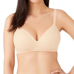 Wacoal bra 852189 How Perfect wire free t-shirt Nude‎  Sand 36D Seamless Comfort